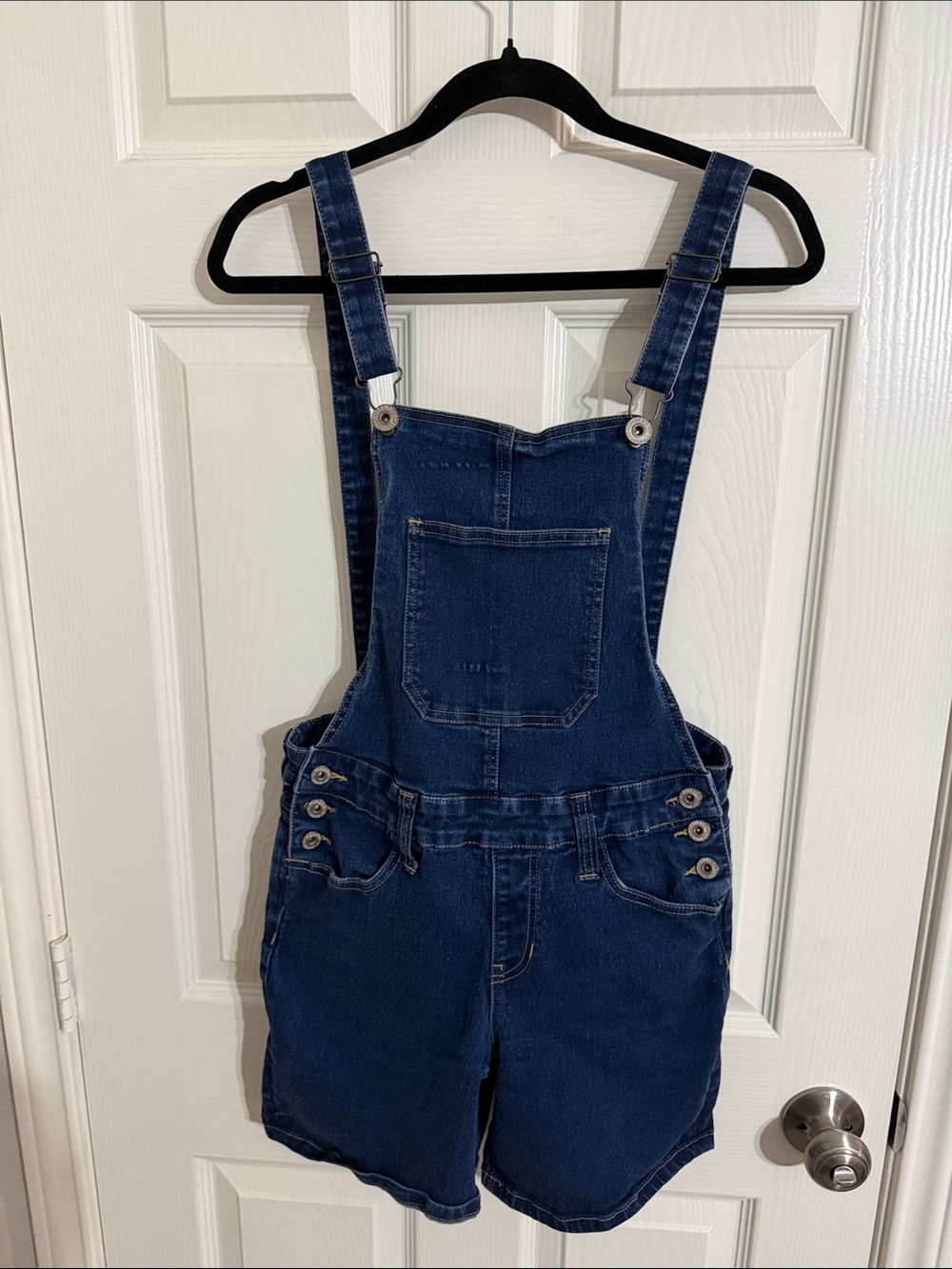 Hydraulic Blue Denim Logo Waistband Shorts